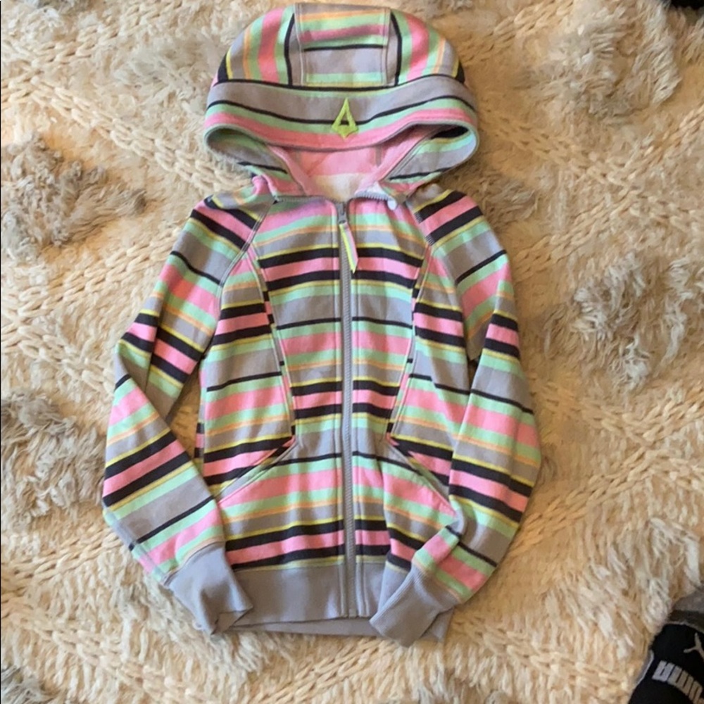 Ivivva stripped hoodie